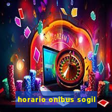 horario onibus sogil